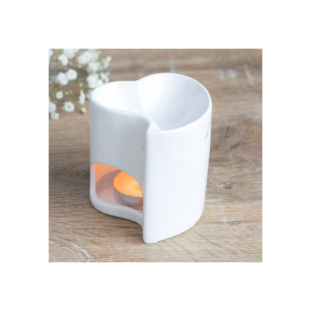 White Heart Oil Burner
