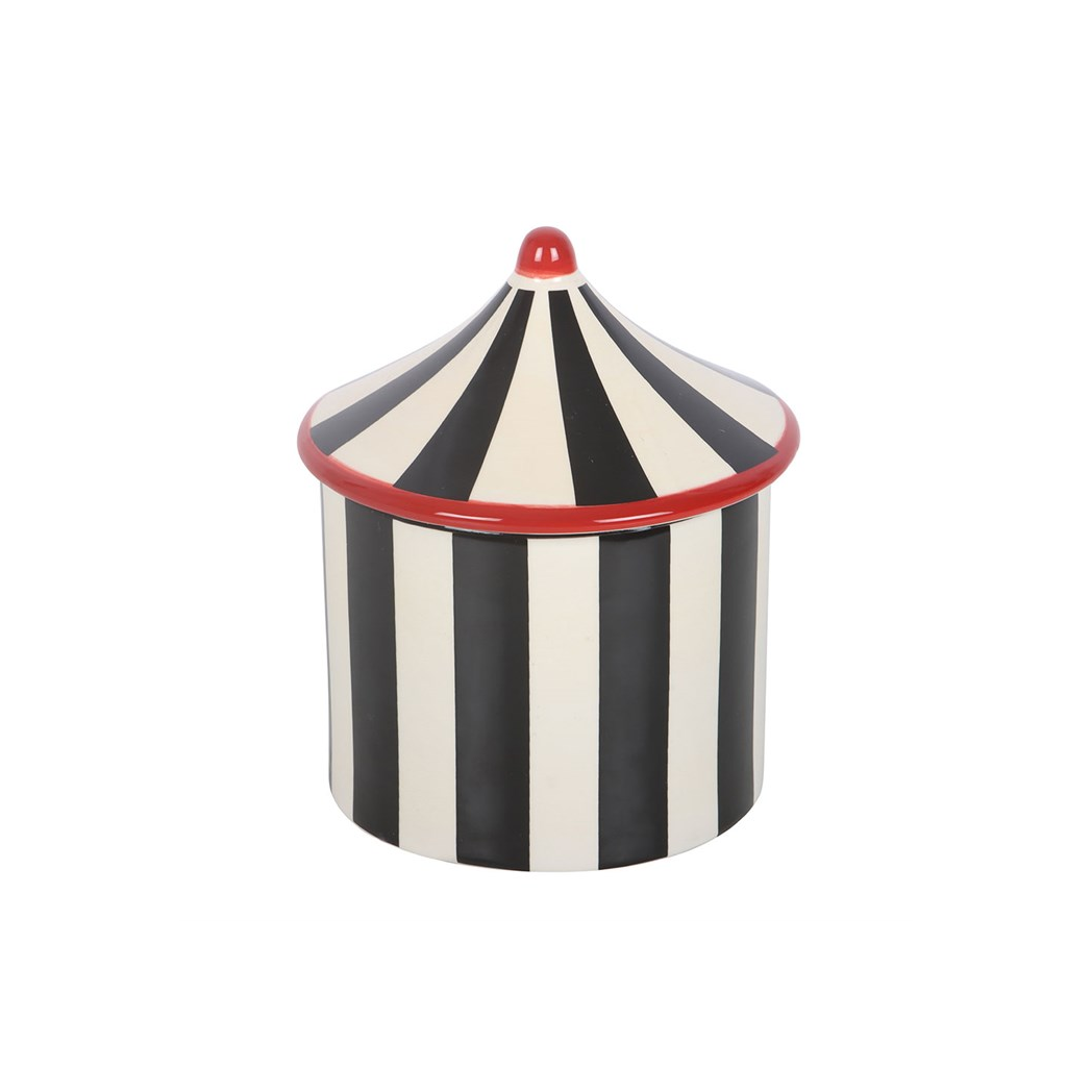 Black Striped Circus Tent Oil Burner