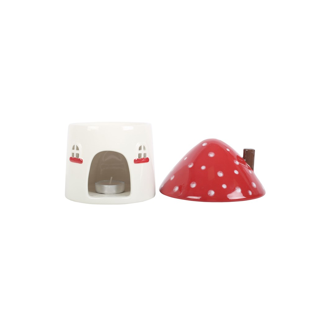 Mushroom House Oil Burner and Wax Warmer