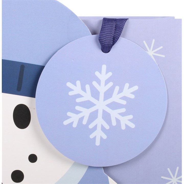 Snowman Shaped Gift Bag