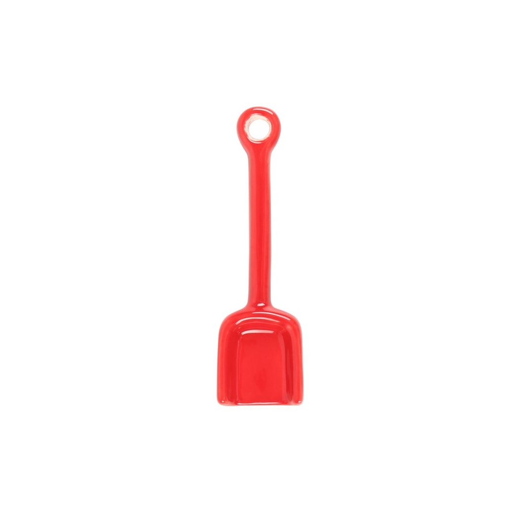 Bucket Shaped Ceramic Mug with Spade Spoon