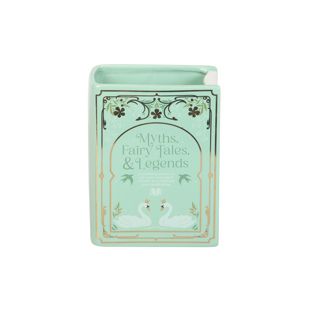 Green Book Shaped Vase