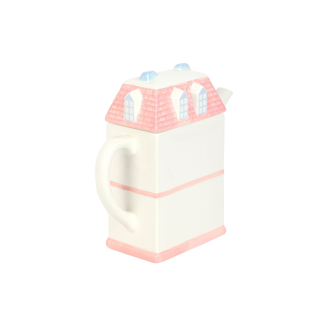 Pastel House Shaped Teapot