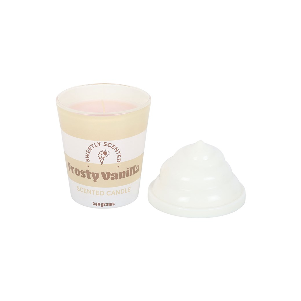 Frosty Vanilla Ice Cream Scented Candle