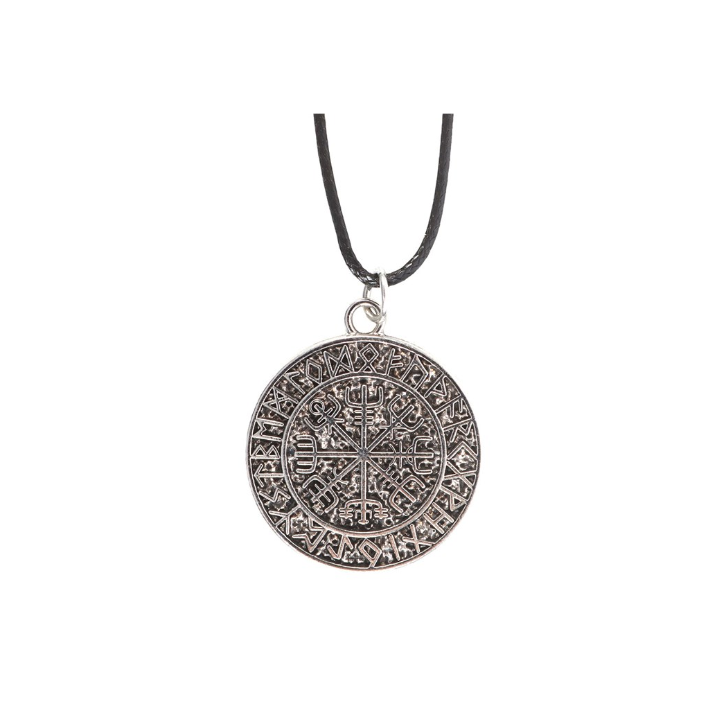 Vegvisir Viking Compass Viking Cord Necklace