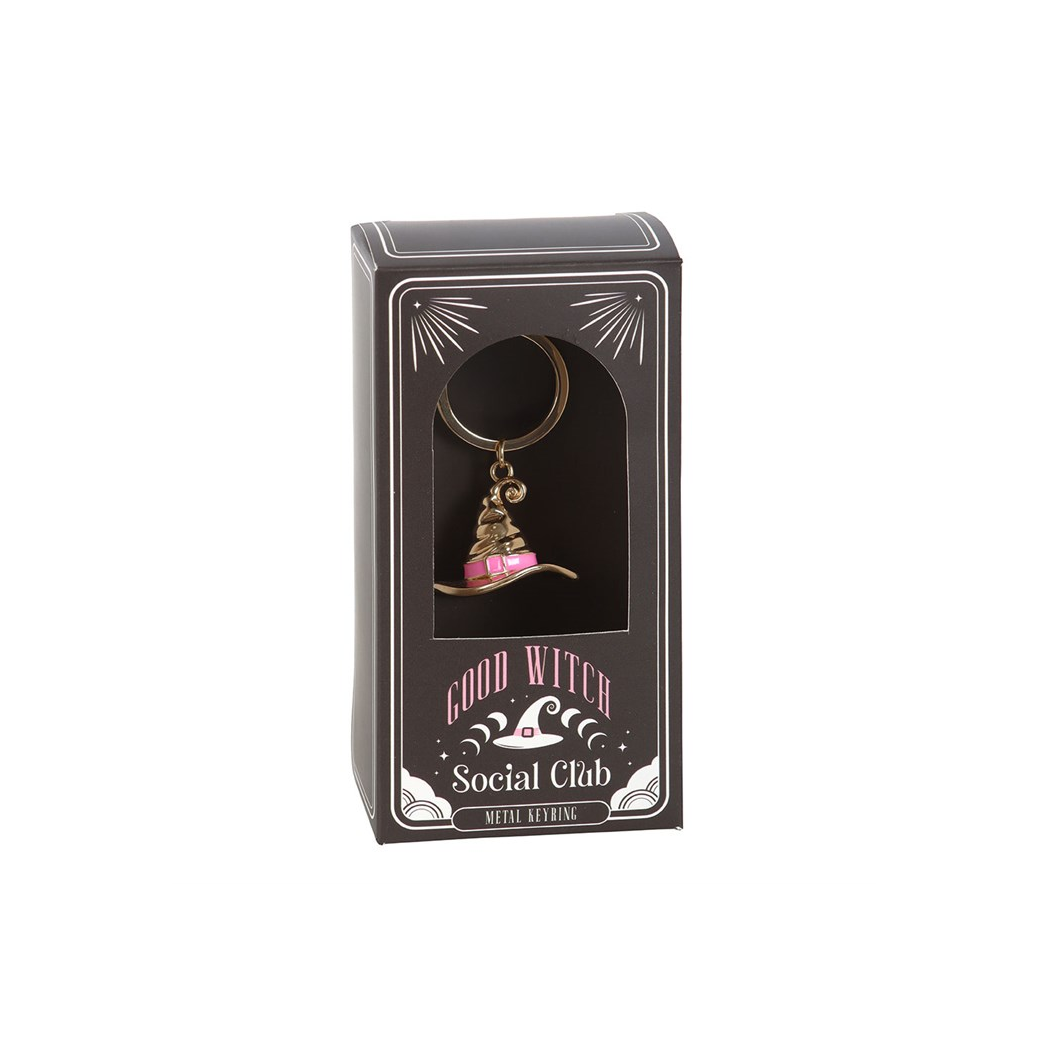 Good Witch Alloy Witch Hat Keyring