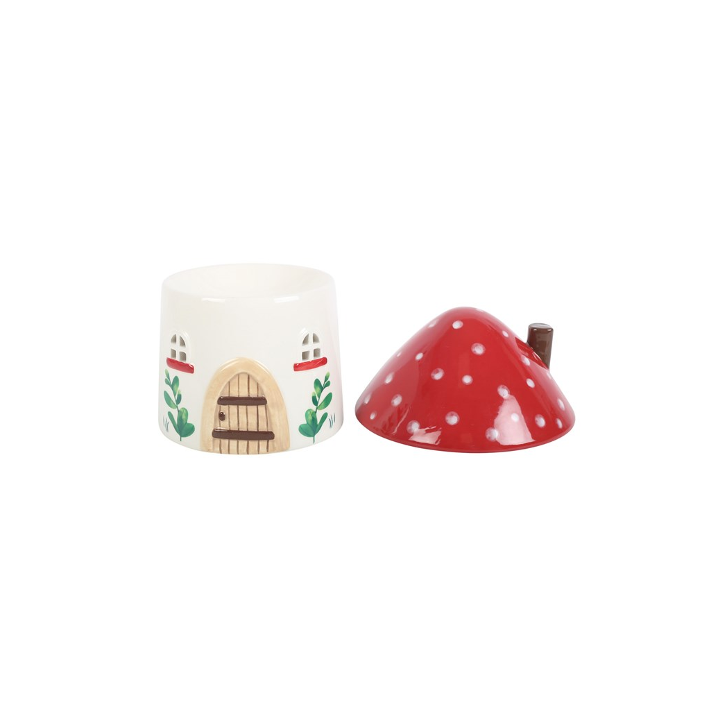 Mushroom House Oil Burner and Wax Warmer