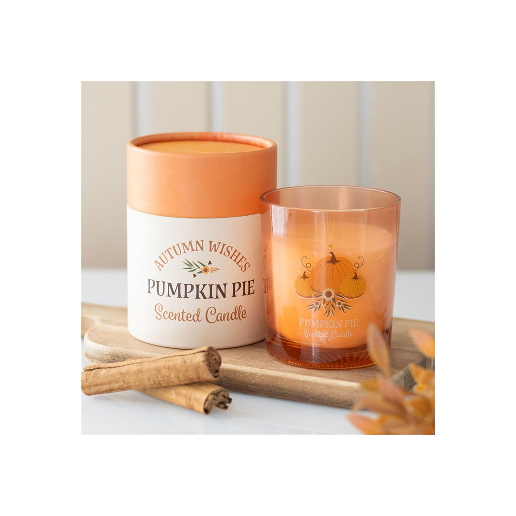 Autumn Wishes Pumpkin Pie Candle