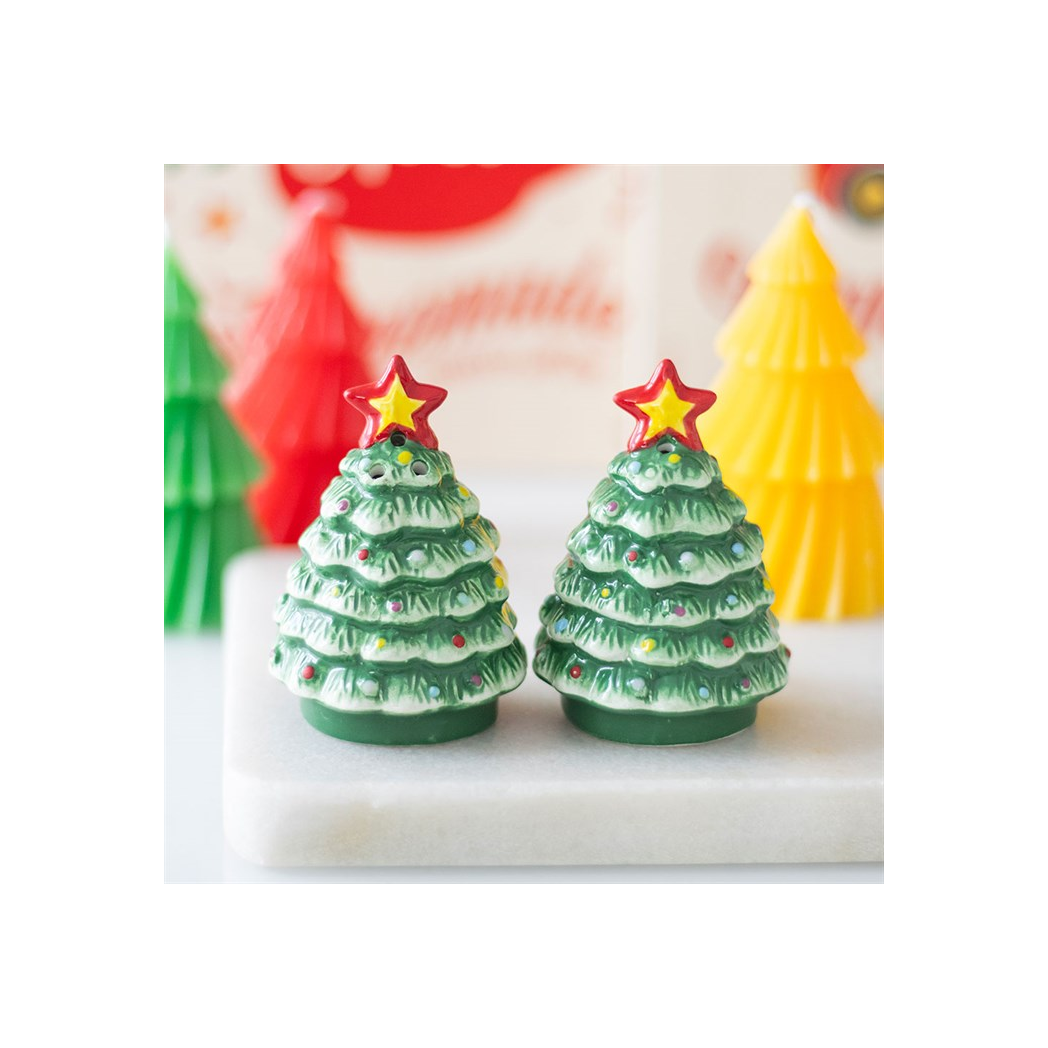 Nostalgic Christmas Trees Salt & Pepper Shakers