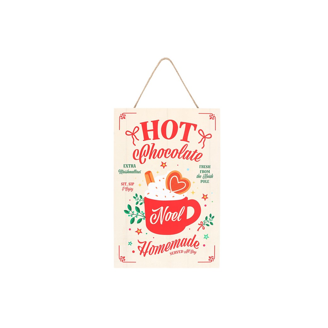 Homemade Hot Chocolate Hanging Sign