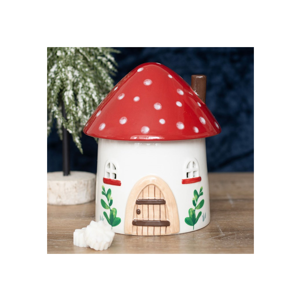 Mushroom House Oil Burner and Wax Warmer