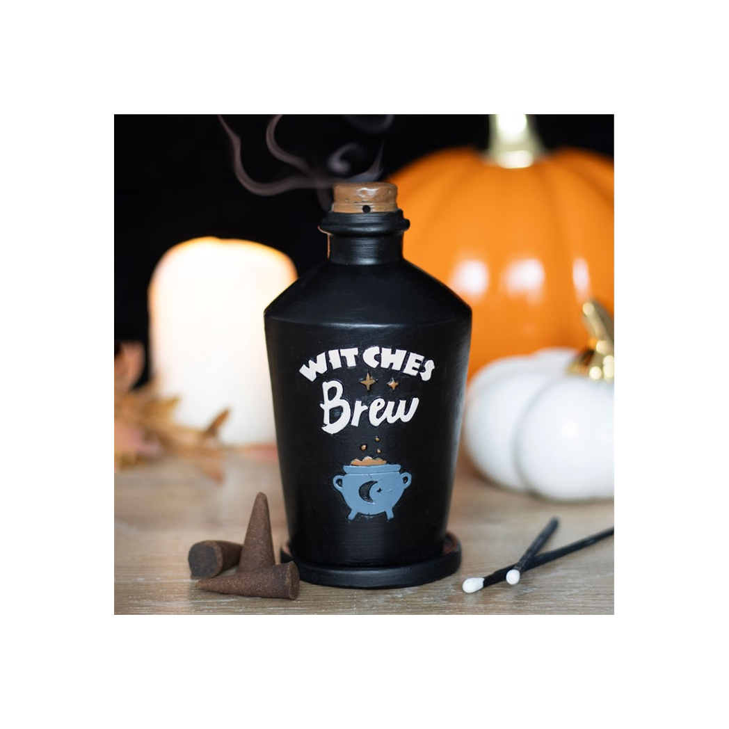 Witches Brew Potion Bottle Incense Cone Burner
