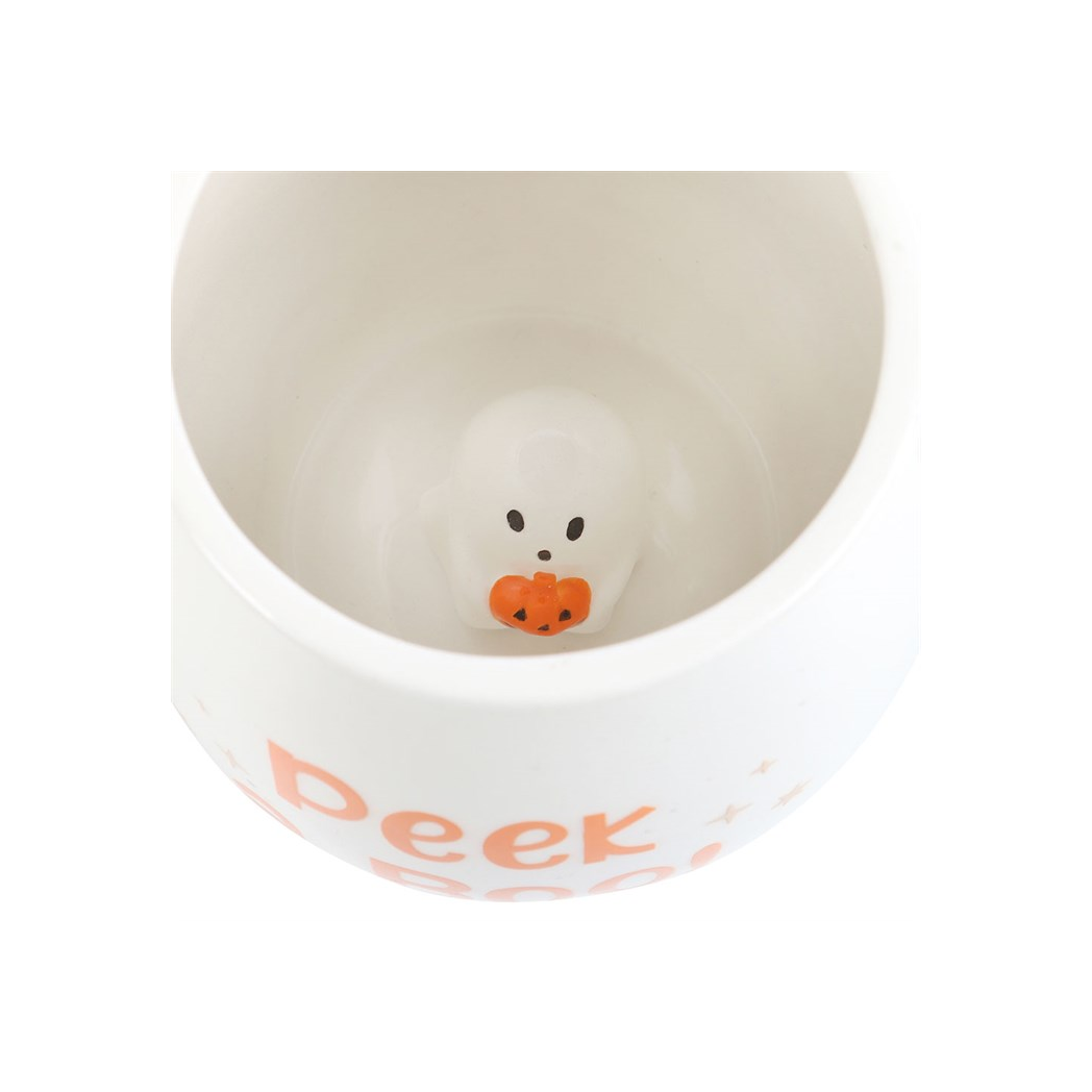 Peekaboo Ghost Rounded Mug