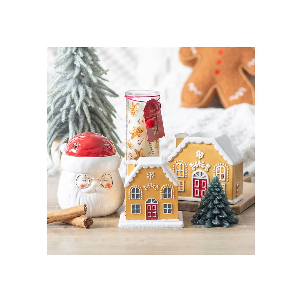 Candy Cane Gingerbread House Oil Burner and Wax Warmer