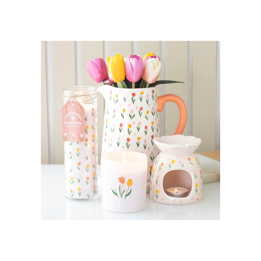 If Mums Were Flowers French Tulip Candle