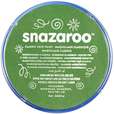 Grass Green Snazaroo Face Paint 18ml