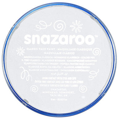 White Snazaroo Face Paint 18ml