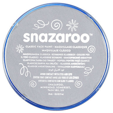Light Grey Snazaroo Face Paint 18ml