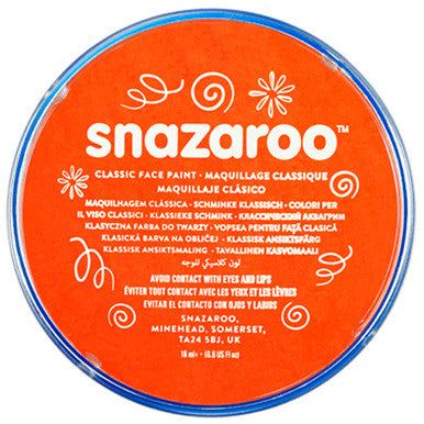 Dark Orange Snazaroo Face Paint 18ml