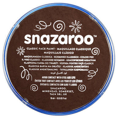 Dark Brown Snazaroo Face Paint 18ml
