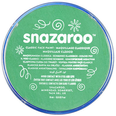 Bright Green Snazaroo Face Paint 18ml