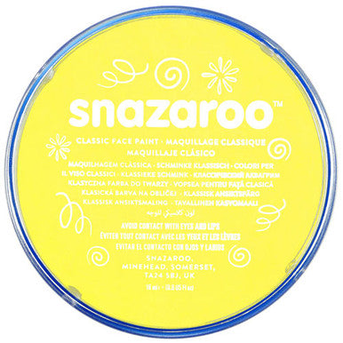 Pale Yellow Snazaroo Face Paint 18ml
