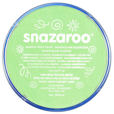 Pale Green Snazaroo Face Paint 18ml