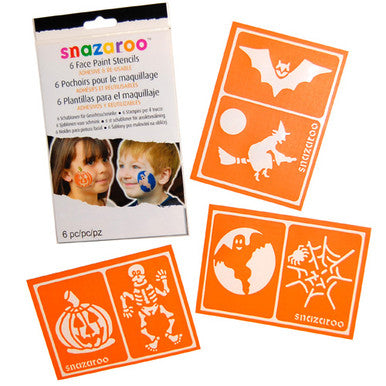 Snazaroo Halloween 6 Face Paint Stencils