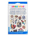 Snazaroo 20 Pirate Temporary Tattoos