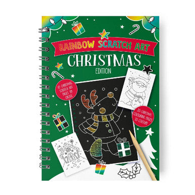 Christmas Scratch Art Book