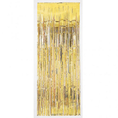 Metallic Golden Door Curtain - 90cm x 2.5m