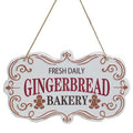 Gingerbread Metal Sign