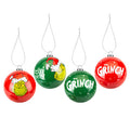 4 x 7.5cm Grinch Assorted Baubles