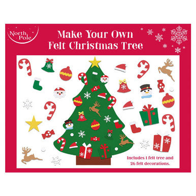 Make Your Own Felt Christmas Tree Craft Set