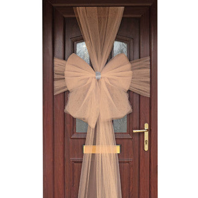 Classic Rose Gold Door Bow