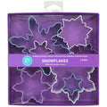 7 Snowflake Poly-Resin Coated Cookie Cutter Set