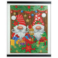 Christmas Gnomes Crystal Art Scroll Kit