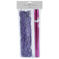 Purple Shred & Cello Hamper Dressing Set