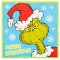 12 Blue Merry Grinchmas Paper Napkins