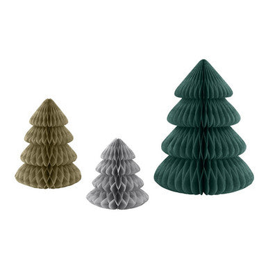 Christmas Tree Mini Honeycomb Hanging Decorations