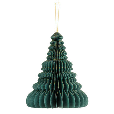 20cm Christmas Tree Paper Honeycomb Decoration