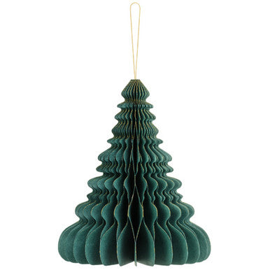 24cm Christmas Tree Paper Honeycomb Decoration
