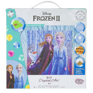 Frozen 2 Elsa, Anna & Olaf Crystal Art Kit