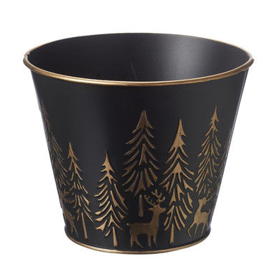 Black Forest Embossed Pot