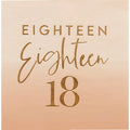 16 Gold Foiled Age Paper Napkins