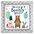 8 Bear-ly Wait It’s A Boy Square Paper Plates