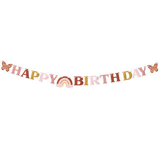 3m Boho Birthday Maverick Paper Banner
