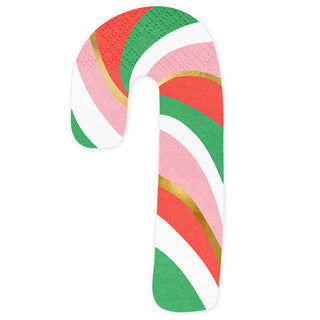 20 Candy Cane Paper Napkins