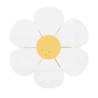 12 Daisy Paper Napkins