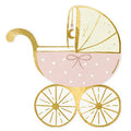 20 Baby Stroller Tiffany Pink Paper Napkins